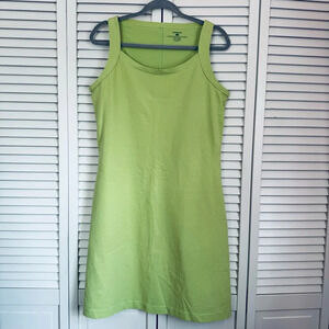Patagonia Hiking Travel Lime Green Dress Size Large